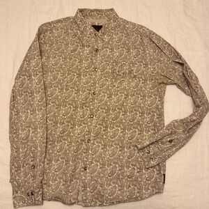 prAna button down paisley shirt